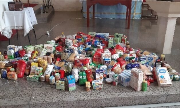 Los niños del Colegio La Hispanidad recogen alimentos para los más necesitados