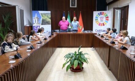 Escolares cartayeros aprenden a ser embajadores turísticos del patrimonio de la localidad