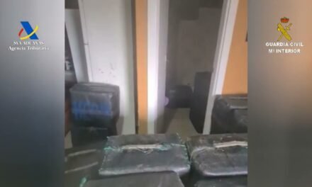 Intervenidos 2.500 kilos de hachís en el interior de una finca de Ayamonte