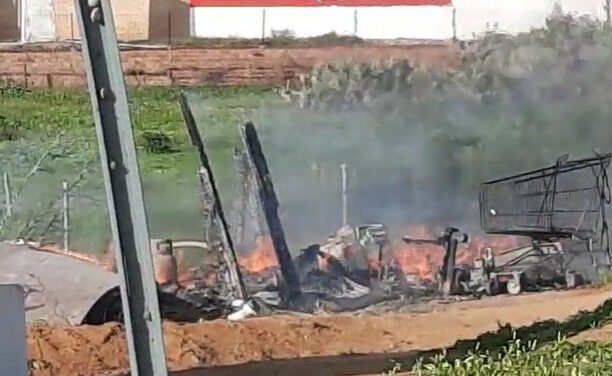 Otro incendio en un asentamiento de Lepe afecta a una chabola