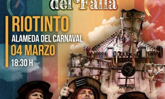 <strong>Tino Tovar pondrá la guinda al Carnaval de Riotinto el próximo sábado</strong>