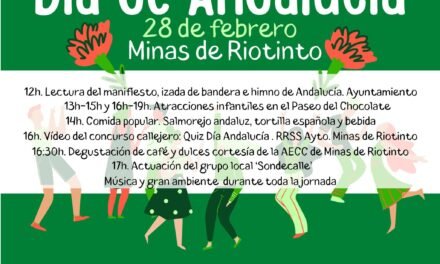 <strong>Riotinto celebra el Día de Andalucía con salmorejo y tortilla</strong>