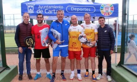 <strong>El I Torneo de Padel de Cartaya cuenta con 40 deportistas</strong>