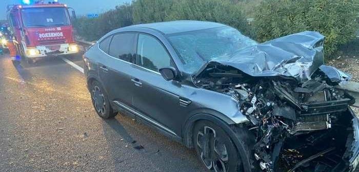 <strong>Dos heridos en un accidente de tráfico en Villarrasa</strong>