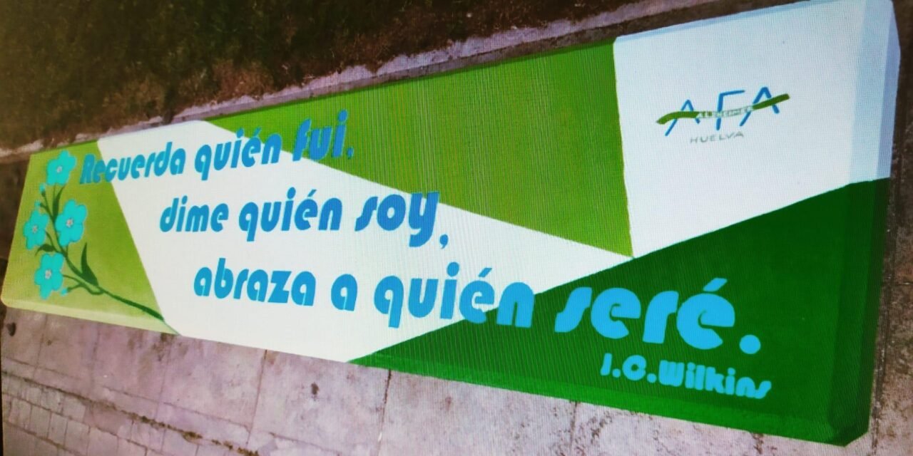 <strong>Los versos de Wilkins sobre el alzhéimer forman un mural en Huelva</strong>