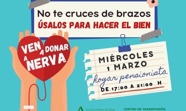 <strong>Llamamiento para acudir a donar sangre en Nerva</strong>