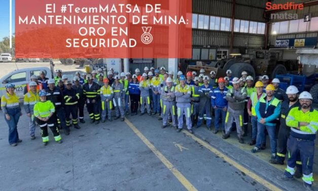 <strong>Los empleados de mantenimiento de MATSA logran el reto de un año sin accidentes con baja laboral</strong>
