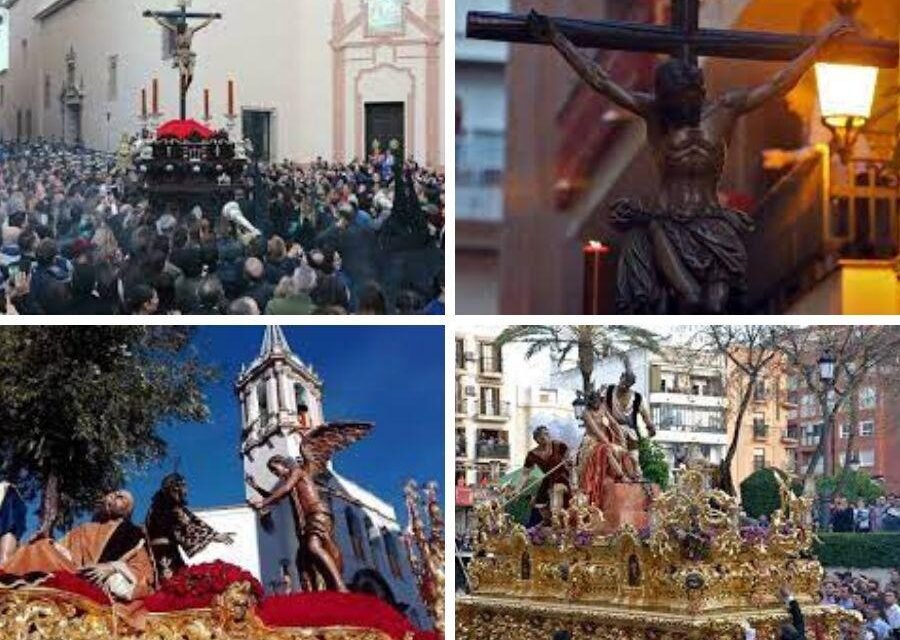 Oración en el Huerto, Misericordia, Buena Muerte y Los Judios hacen Jueves Santo en Huelva