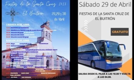 <strong>Bus gratuito para las fiestas de la Santa Cruz de El Buitrón</strong>