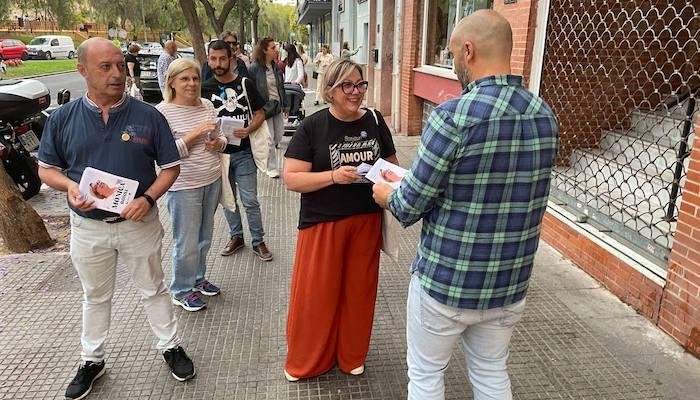 <strong>Mónica Rossi afronta el fin de campaña buscando el voto útil en los barrios</strong>