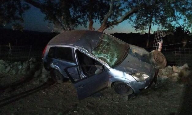 <strong>Herido en un accidente en Cumbres de San Bartolomé</strong>