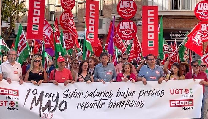 <strong>Huelva clama por “subir salarios y bajar precios” el 1 de mayo</strong>