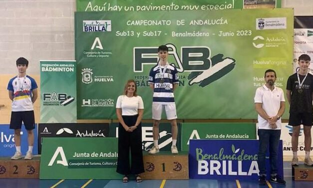 <strong>Rubén Carreras se proclama campeón de Andalucía sub 17 de bádminton</strong>