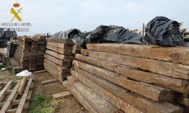 <strong>Detenido por robar traviesas y material ferroviario de la línea Huelva-Zafra</strong>