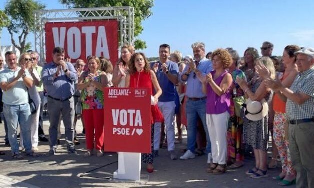 <strong>María Jesús Montero en Punta Umbría: “El PP pactará con Vox y cambiará sillones por derechos, dignidad y conquistas”</strong>