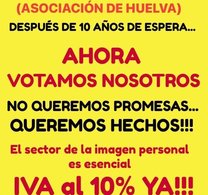 <strong>El sector de la imagen personal convoca una concentración de protesta en Huelva</strong>