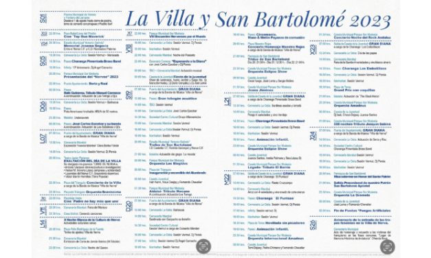 <strong>Nerva, preparada para un mes de fiestas con ‘La Villa’ y ‘San Bartolo’</strong>