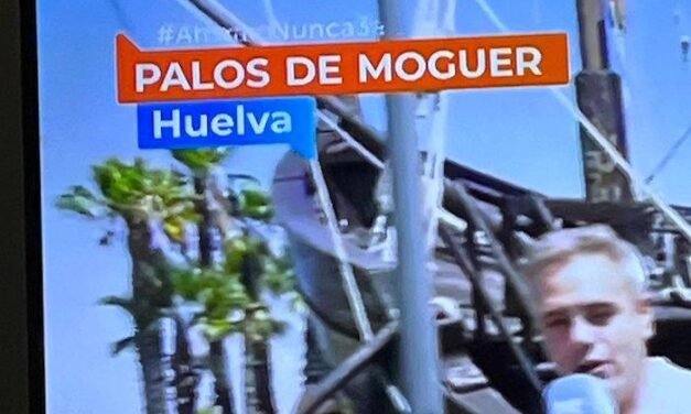 <strong>Cabreo en Twitter al situar TVE el Muelle de las Carabelas en ‘Palos de Moguer’</strong>