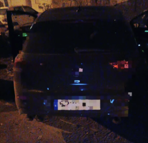 Vehículo abandonado policía local