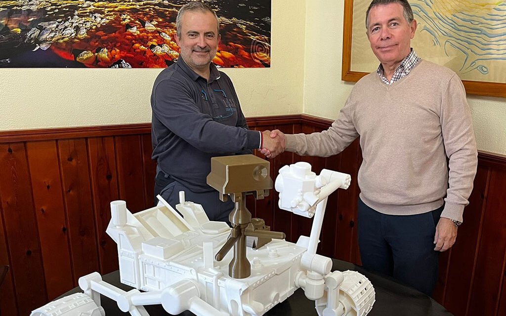 Una maqueta del rover Perseverance se incorpora al circuito ‘Riotinto, Marte en la Tierra’