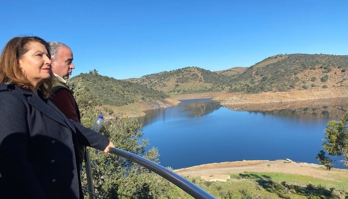 Comienzan las obras para aprovechar «toda el agua» embalsada en el Chanza