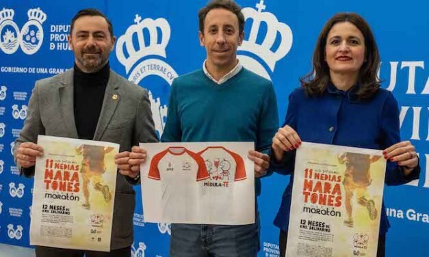 El moguereño Víctor Marín correrá once medias maratones para concienciar sobre la donación de médula