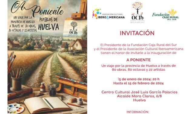 El OCIb trae a Huelva un mosaico pictórico-literario de los 80 municipios onubenses