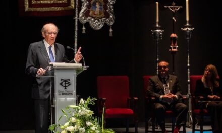 Pedro Rodríguez apela al onubensismo en el Pregón de San Sebastián