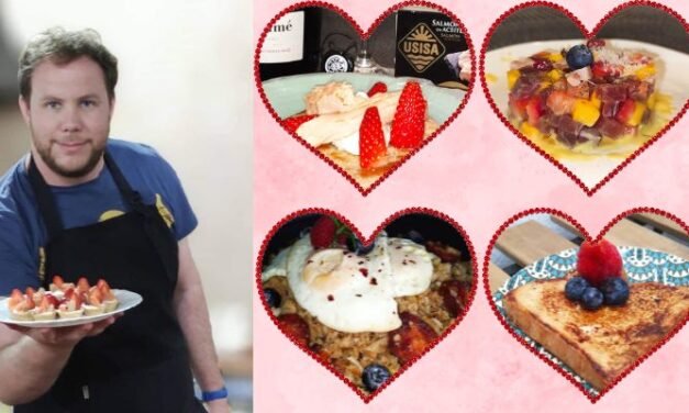 El menú perfecto para San Valentín con productos onubenses