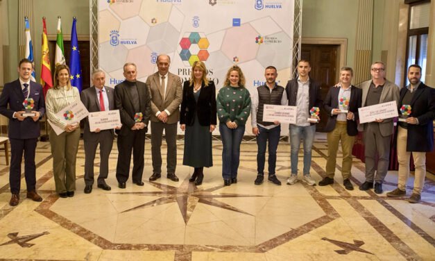 Tecnidib, Selección ibérica y ‘Cuando quieras, 24 horas Fariñas’ se llevan los Premios al Comercio de Huelva