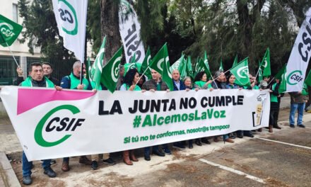 El CSIF se moviliza por las ayudas de Acción Social y las pagas extra pendientes de los empleados públicos