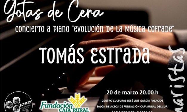 Tomás Estrada ofrecerá un concierto sobre la música cofrade de los últimos 200 años