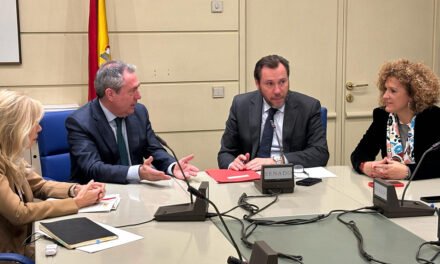 María José Rico y Óscar Puente abordan el “desbloqueo” a las grandes infraestructuras de Huelva