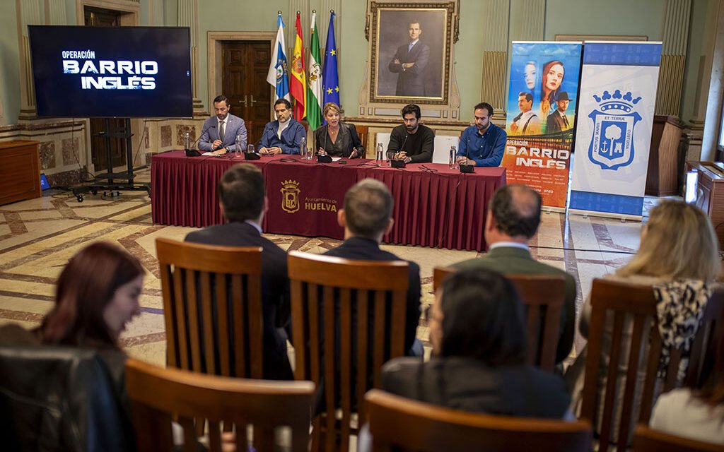 La serie de TVE rodada en Riotinto inicia su puesta de largo