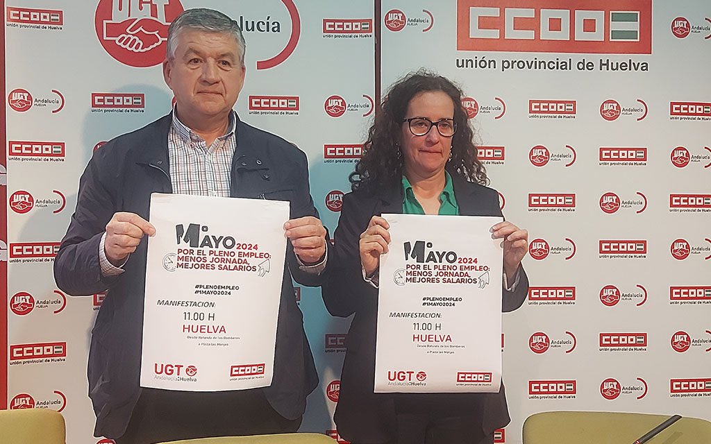 UGT y CCOO llaman a la movilización ‘por el pleno empleo’ el próximo 1 de mayo