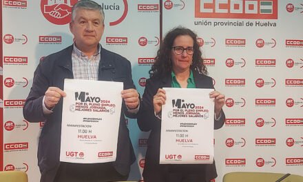 UGT y CCOO llaman a la movilización ‘por el pleno empleo’ el próximo 1 de mayo