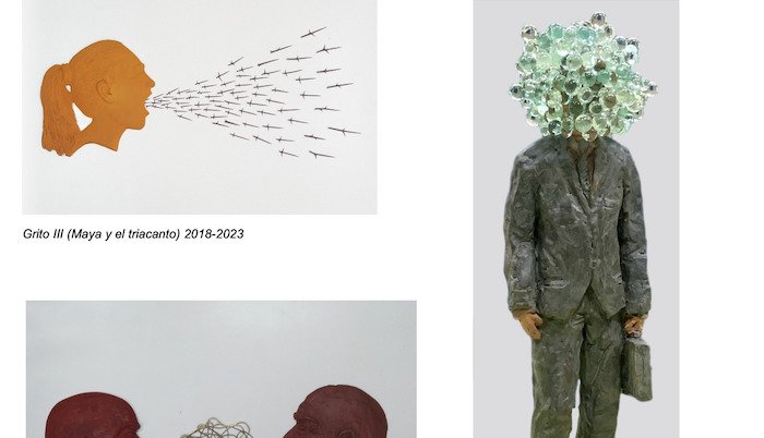 Aracena acoge la exposición escultórica de Fernando Bono ‘Límites, gritos, silencio… confusión’