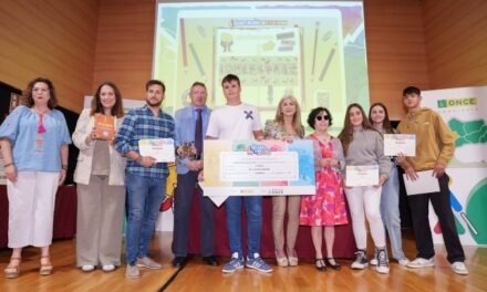 El IES Cuenca Minera recibe el premio del 40 Concurso Escolar de la ONCE