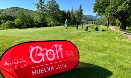 Huelva se promociona como destino de golf en Málaga y Navarra