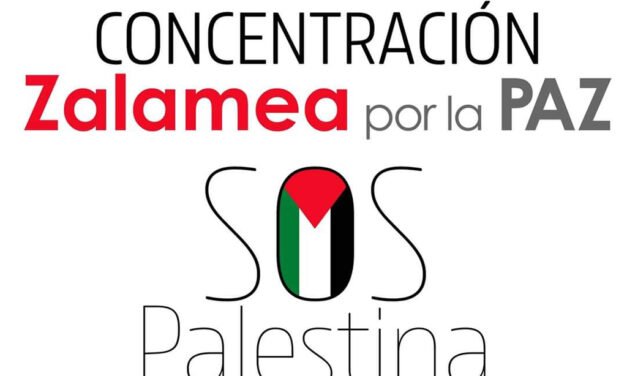 IU Zalamea convoca una concentración por la paz en Palestina