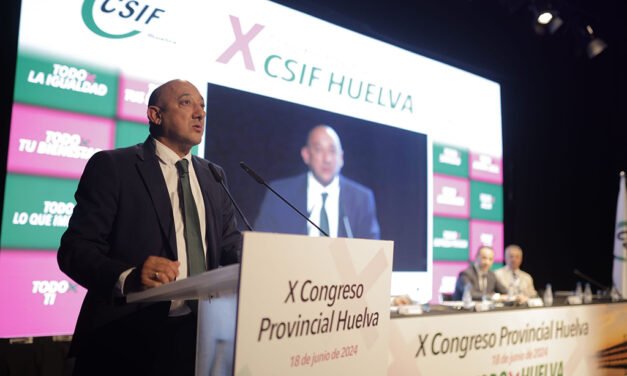 Juan Manuel Quilón seguirá al frente de CSIF Huelva cuatro años más
