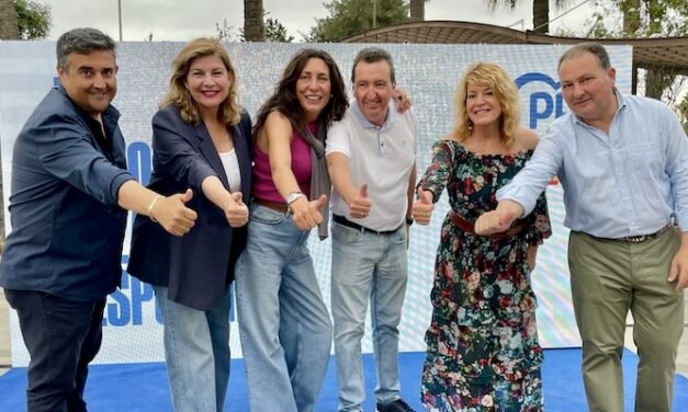 El PP cierra la campaña electoral pidiendo el voto para llevar la voz de Huelva a Bruselas