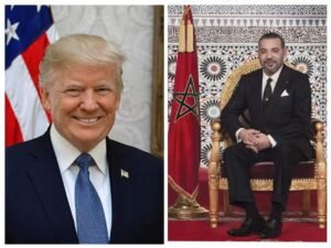Mohammed VI y Donald Trump