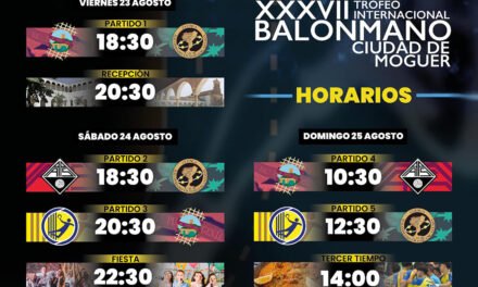 Moguer acoge este fin de semana uno de los trofeos de balonmano más importantes de España