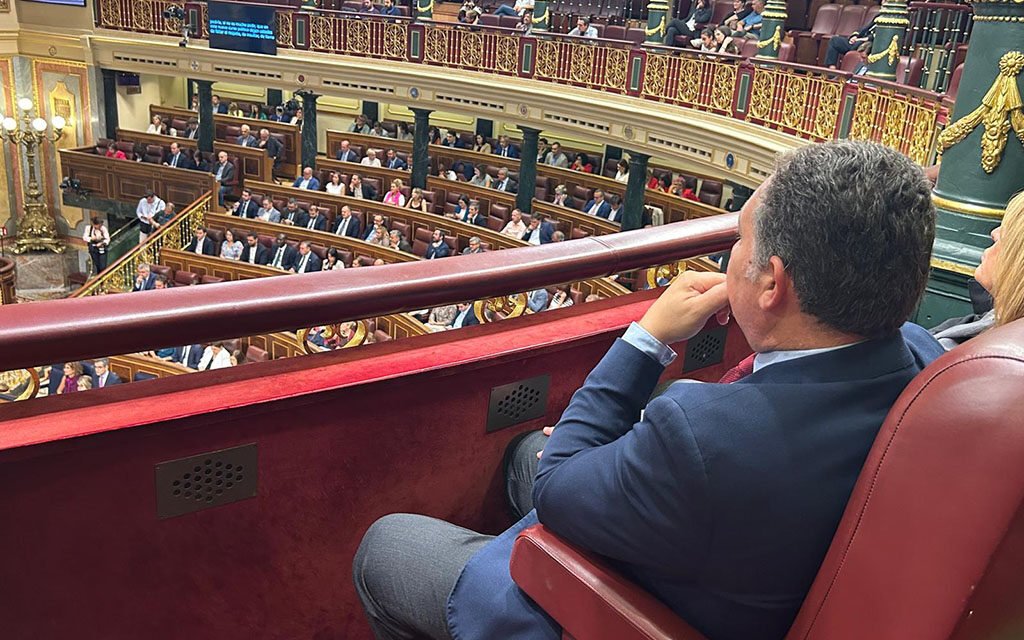 David Toscano denuncia en Madrid el «trato desigual» hacia la provincia de Huelva