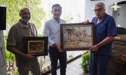 Moguer enriquece su patrimonio artístico con tres pinturas de Juan Ramón Jiménez