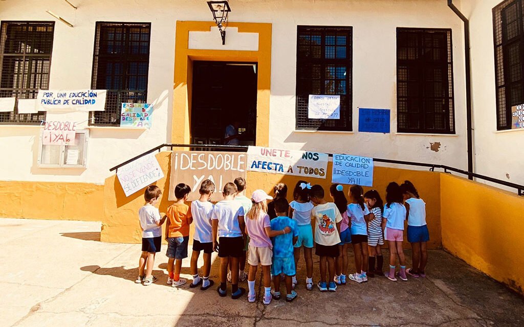 El alumnado de 5 años de Riotinto no irá al colegio hasta contar con una segunda clase