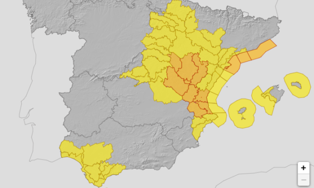 Huelva, en aviso amarillo por lluvias y tormentas desde las 00.00 de este miércoles