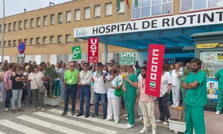 Los sindicatos convocan una concentración en el Hospital de Riotinto