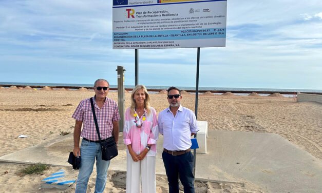 Comienzan las obras de regeneración de la playa de La Antilla